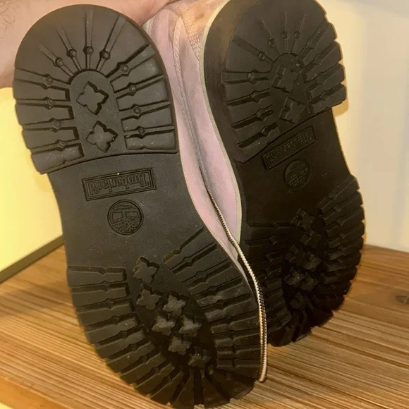 Vintage Timberland Pink Boots - Picture 3 of 5